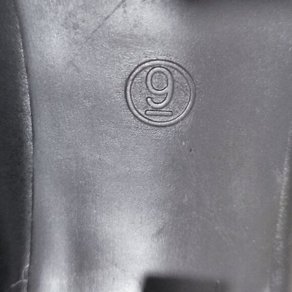 Xhilaration Maryjane Pumps Sz 9 Black Minimalist Heel Dressy Retro Shoes - Picture 10 of 13